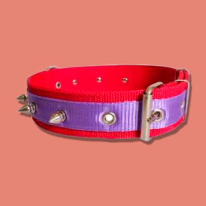 coleira nylon tripla cravo